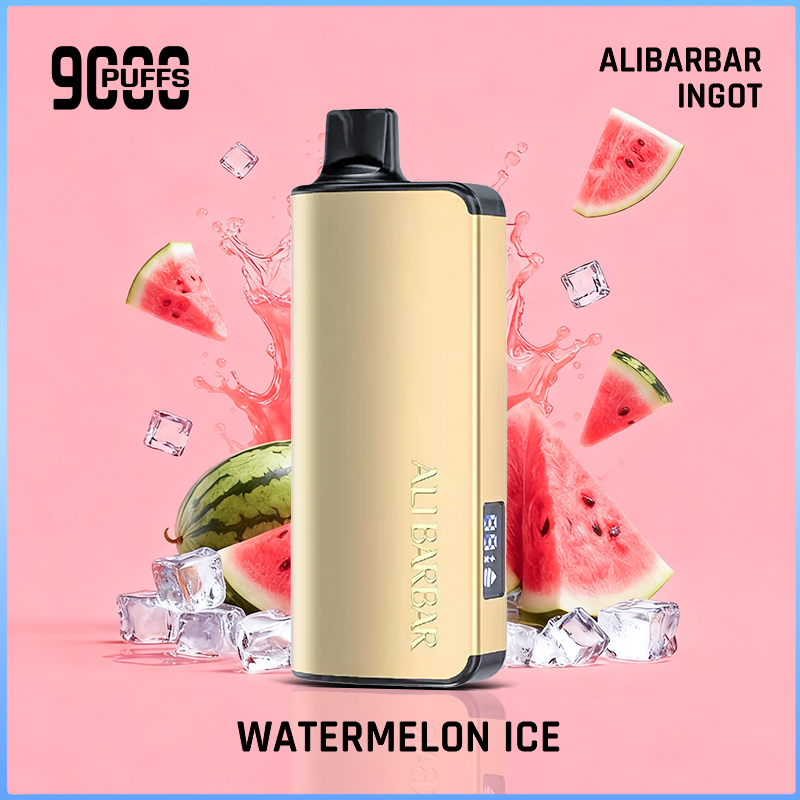 2.png Alibarbar Ingot Watermelon Ice 9000 Puffs - Image 1