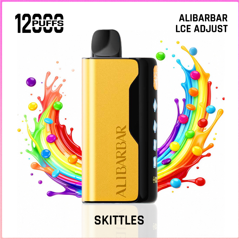画板-1-01-4.png ALIBARBAR Ice Adjust 12000 Puffs Skittles - Image 1