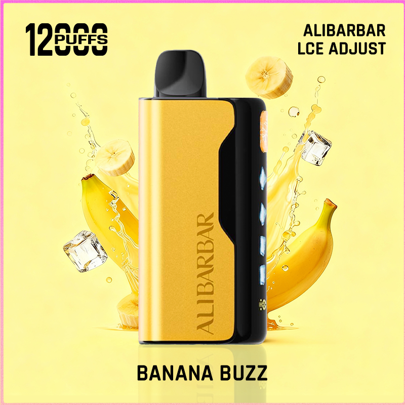 画板-1-06-4.png ALIBARBAR Ice Adjust 12000 Puffs Banana Buzz - Image 1