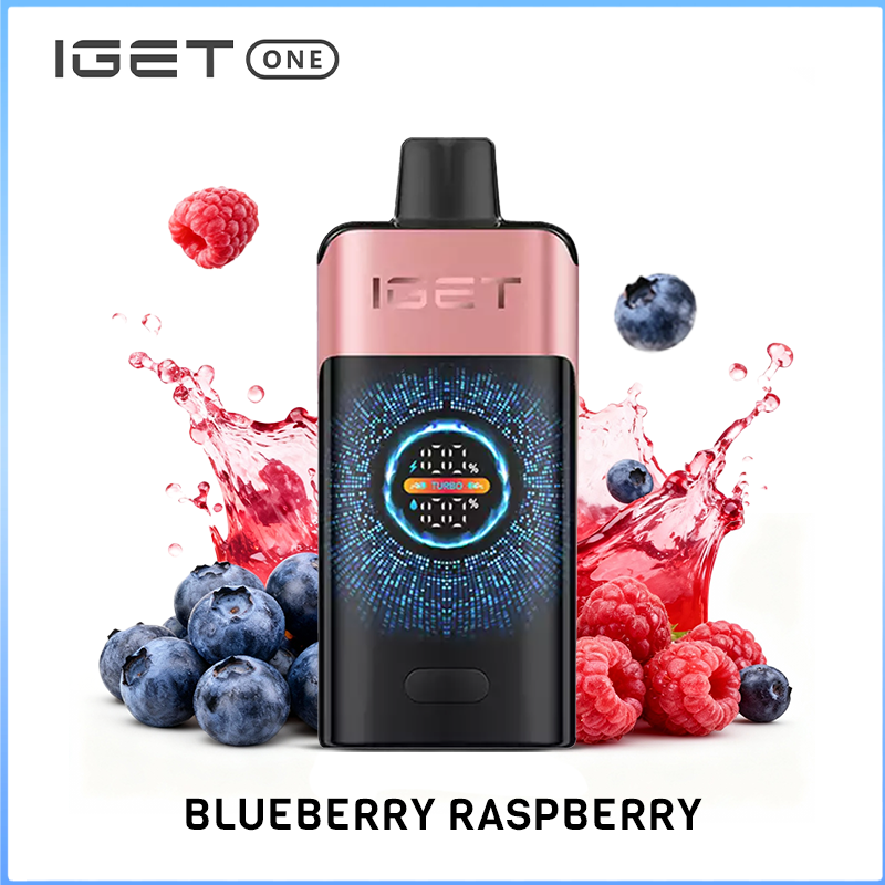 画板-1-10-3.png IGET One Blueberry Raspberry 12000 puffs - Image 1