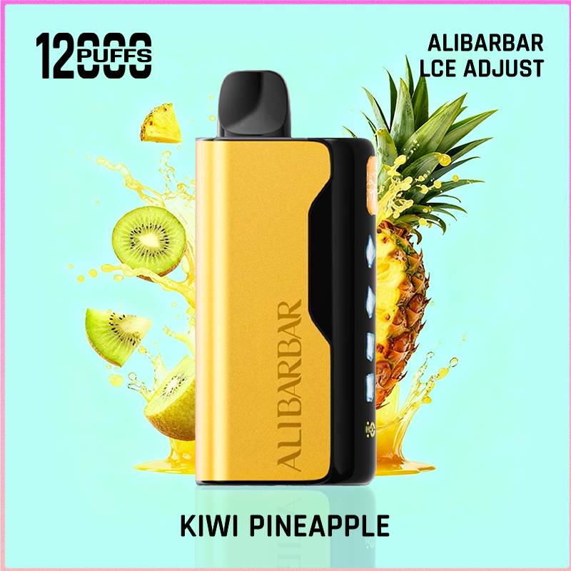 画板-1-11-4.png ALIBARBAR Ice Adjust 12000 Puffs Kiwi pineapple - Image 1