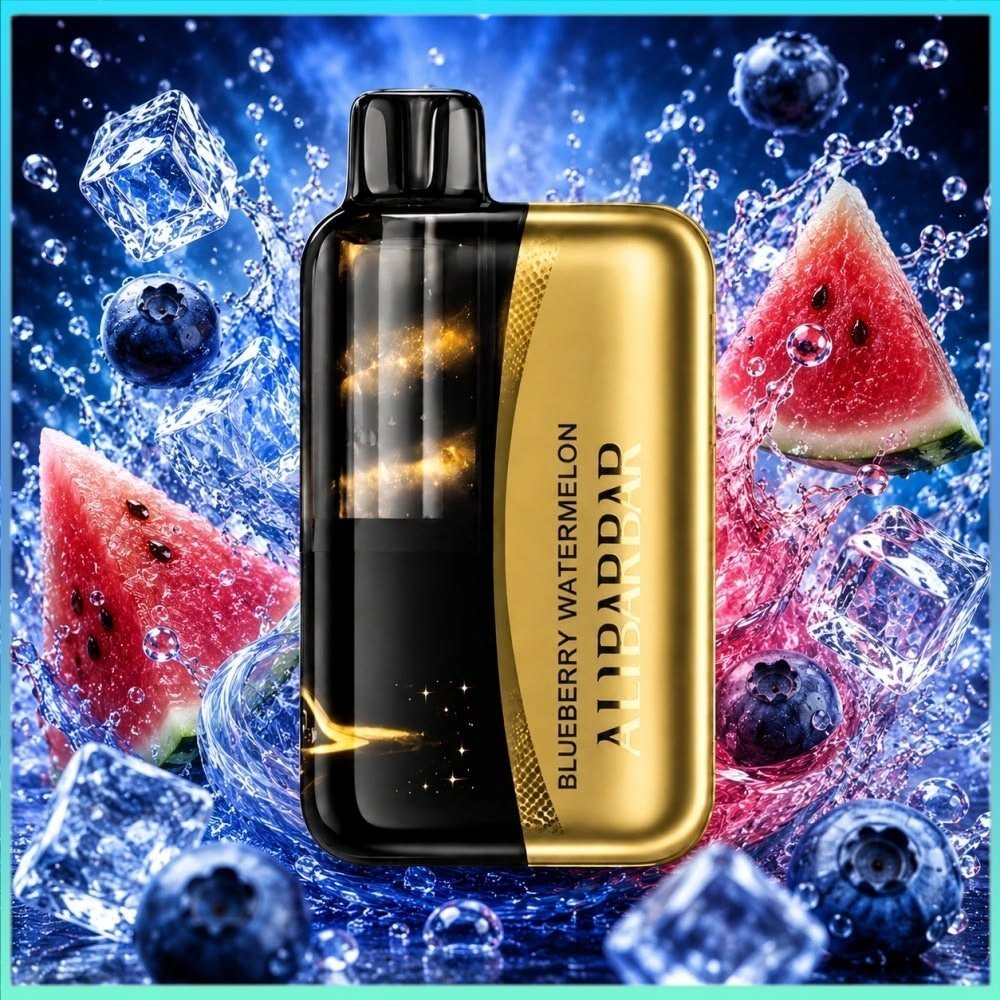Blueberry-watermelon-1.jpg Alibarbar Swirl 13000 Puffs Blueberry watermelon - Image 1